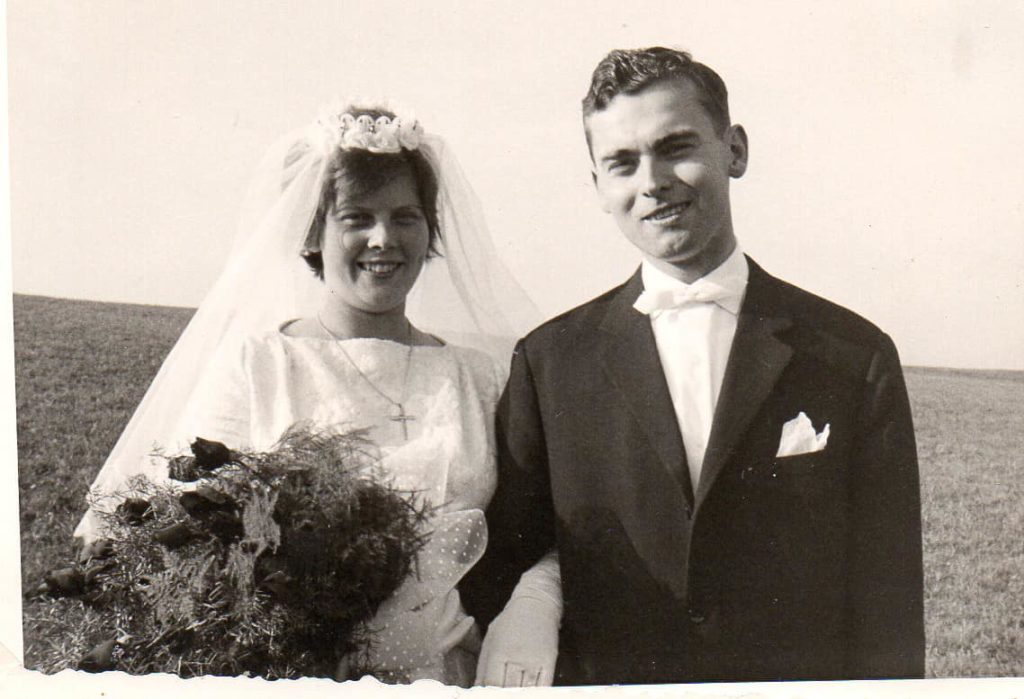 Hochzeitsbild Familie Mürling 1962